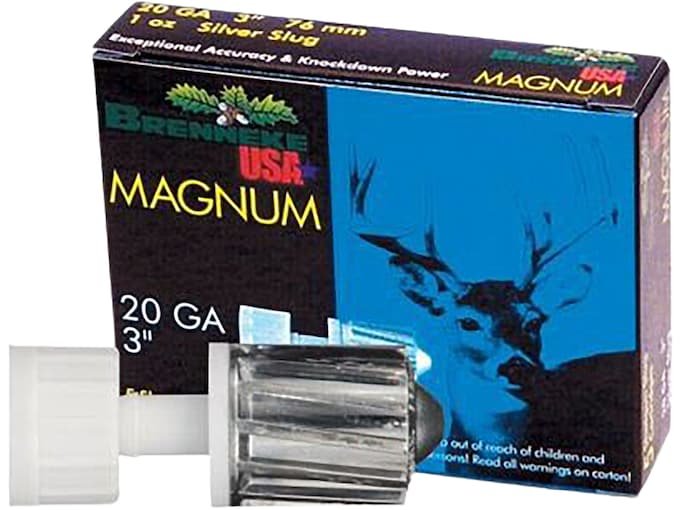 Brenneke Magnum 20 Gauge Rifled Slug 3
