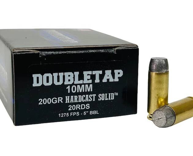 DoubleTap Hardcast Solid 10mm Auto Ammo 200 Grain Flat Nose