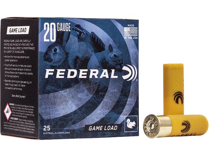 Federal Game Load 20 Gauge Ammo