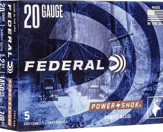 Federal Power-Shok 20 Gauge Sabot Slug