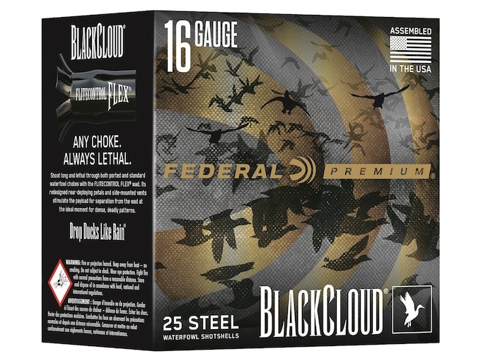 Federal Premium Black Cloud Waterfowl 16 Gauge Steel Ammo
