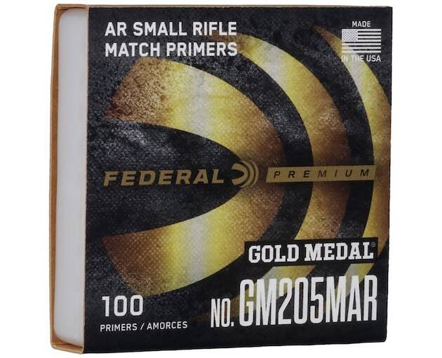Federal Premium Gold Medal AR Match Grade Small Rifle Primers #GM205MAR