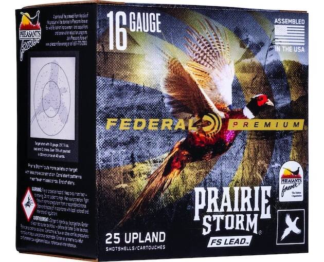 Federal Premium Prairie Storm 16 Gauge Copper Plated Lead Ammo