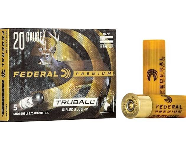 Federal Premium Vital-Shok 20 Gauge Hollow Point Rifled Slug 2-34 34oz