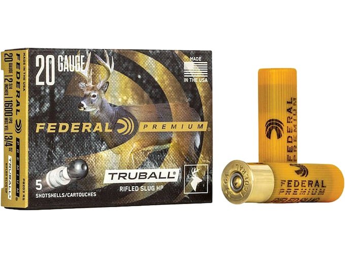 Federal Premium Vital-Shok 20 Gauge Hollow Point Rifled Slug