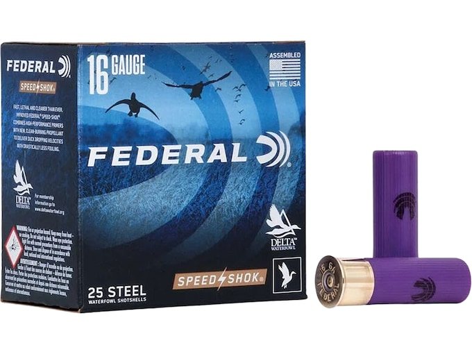 Federal Speed-Shok Waterfowl 16 Gauge Steel Ammo