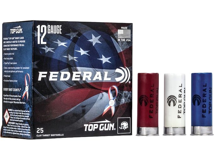 Federal Top Gun Wounded Warrior 12 Gauge Ammo