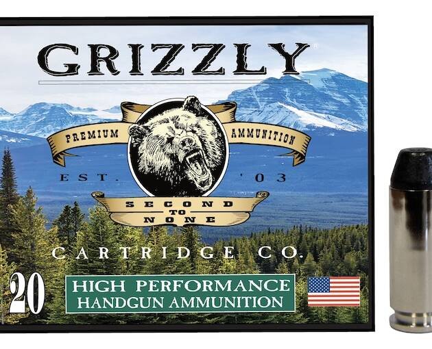 Grizzly Cartridge Bear Load 10mm Auto Ammo 220 Grain Hard Cast Flat Point
