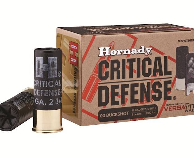 Hornady Critical Defense 12 Gauge Buckshot Ammo 2-34