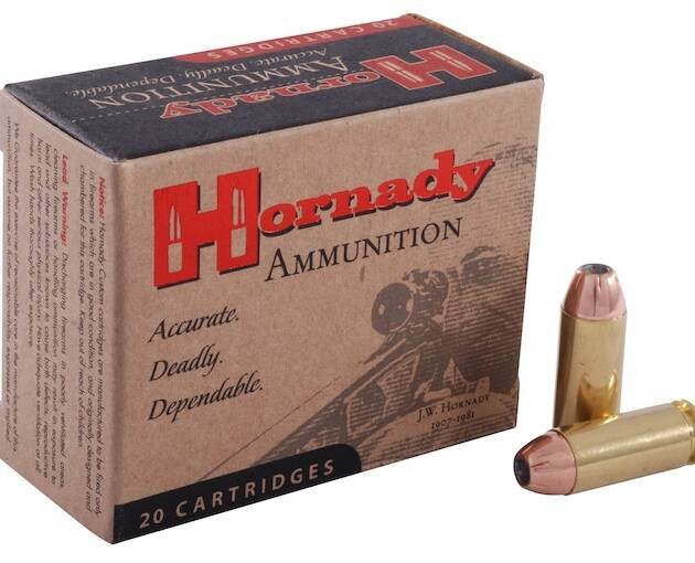 Hornady Custom 10mm Auto Ammo 155 Grain Hornady XTP Jacketed Hollow Point