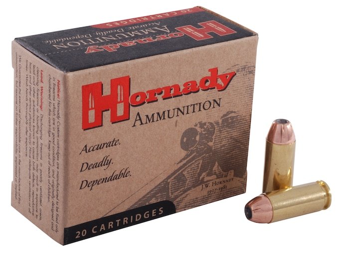 Hornady Custom 10mm Auto Ammo 155 Grain Hornady XTP Jacketed Hollow Point