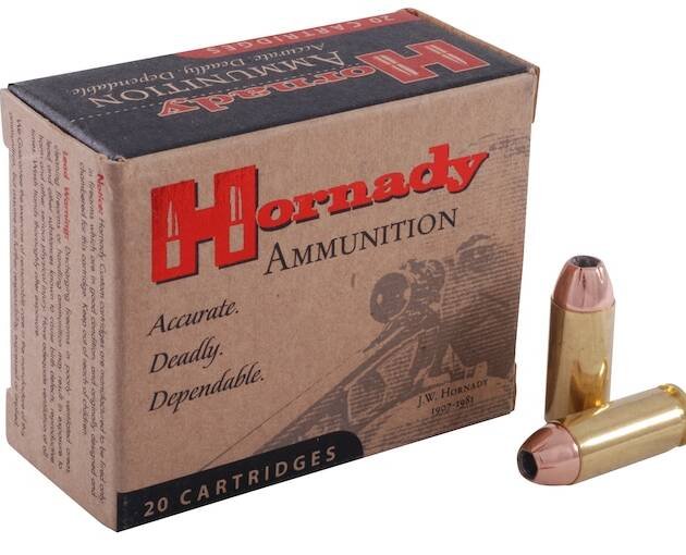 Hornady Custom 10mm Auto Ammo 180 Grain Hornady XTP Jacketed Hollow Point
