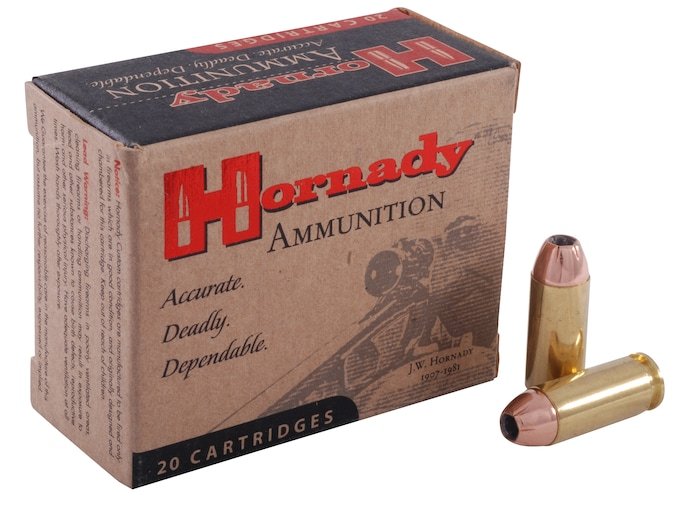 Hornady Custom 10mm Auto Ammo 180 Grain Hornady XTP Jacketed Hollow Point