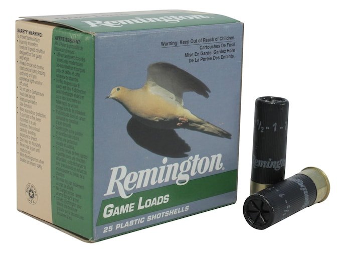 Remington Game Load Ammunition 16 Gauge 2-3 4 1 oz #7-1 2 Shot
