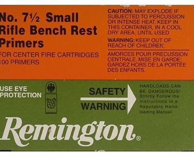 Remington Small Rifle Bench Rest Primers #7-1/2
