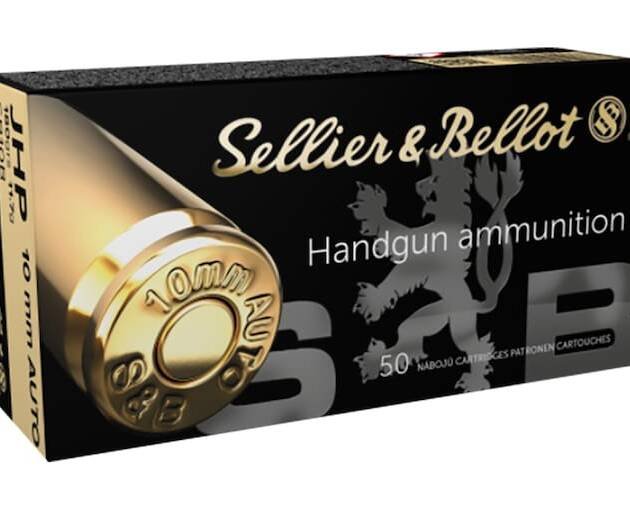 Sellier & Bellot 10mm Auto Ammo 180 Grain Jacketed Hollow Point