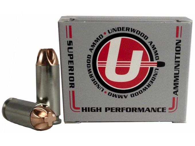 Underwood 10mm Auto Ammo 140 Grain Lehigh Xtreme Penetrator Fluted Lead Free