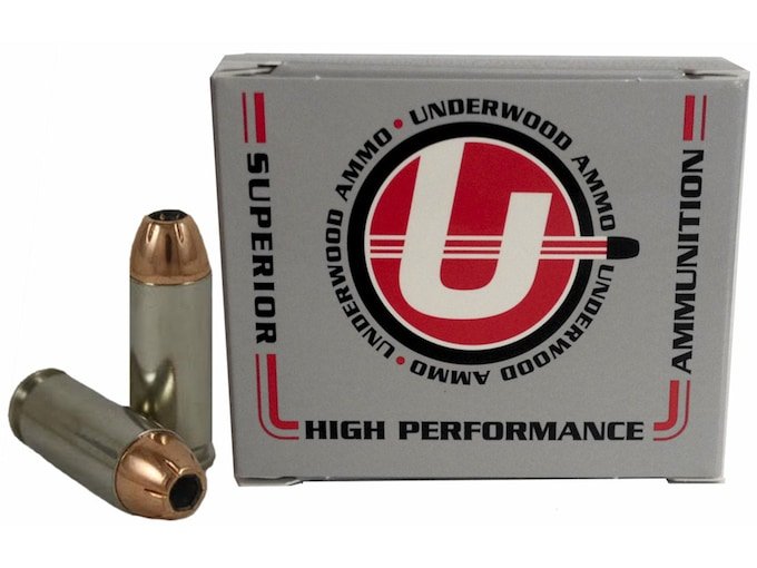 Underwood 10mm Auto Ammo 180 Grain Hornady XTP Jacketed Hollow Point