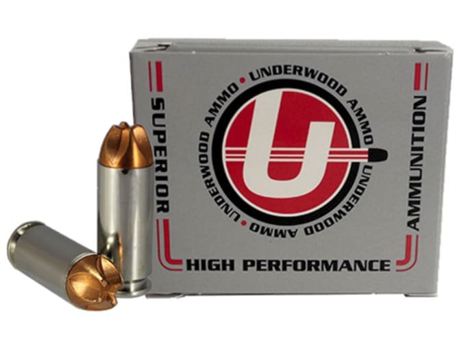 Underwood Xtreme Hunter 10mm Auto Ammo 150 Grain Lehigh Xtreme Defense Fluted Lead Free
