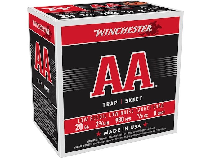 Winchester AA Featherlite Target 20 Gauge Ammo