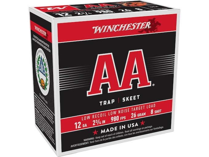 Winchester AA Low Recoil Target 12 Gauge Ammo