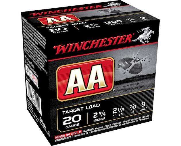 Winchester AA Target 20 Gauge Ammo