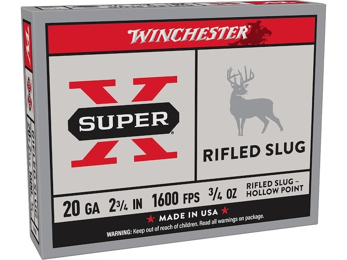 Winchester Super X 20 Gauge Rifled Slug