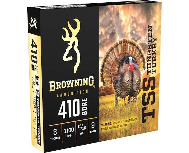 Browning TSS Turkey 410 Ammo 3 #9 Tungsten Shot 1316 oz