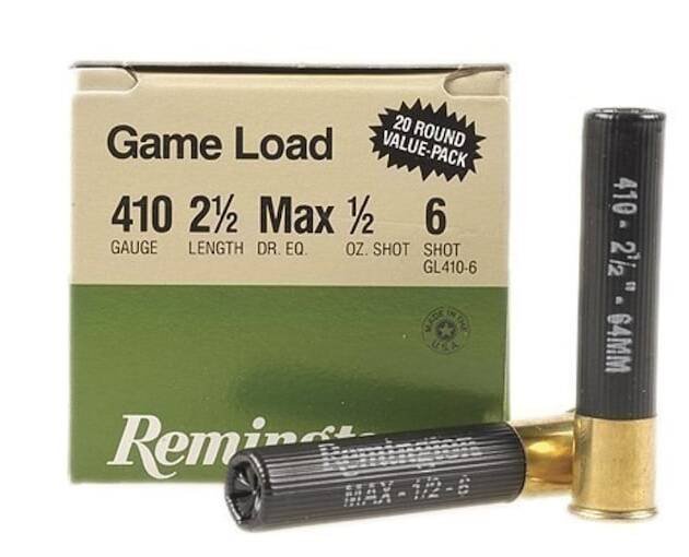 Remington Game Load 410 Ammo