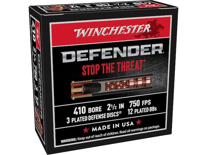 Winchester PDX1 Defender 410 Copper Plated Lead Ammo