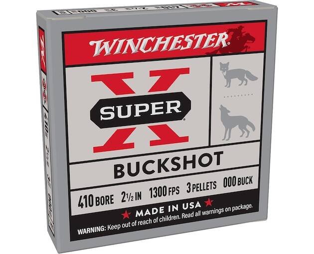 Winchester Super X 410 Buckshot Ammo 2-12