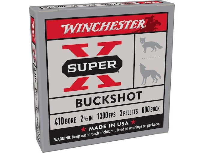 Winchester Super X 410 Buckshot Ammo 2-12