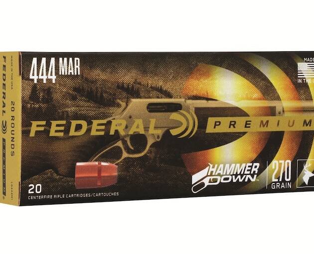 Federal Premium HammerDown 444 Marlin Ammo 270 Grain Bonded Jacketed Soft Point