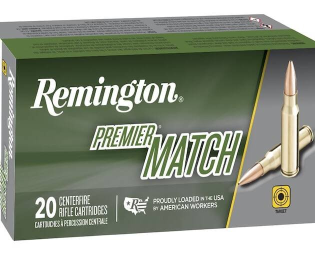 Remington Premier Match 6mm Creedmoor Ammo 107 Grain Sierra MatchKing Jacketed Hollow Point