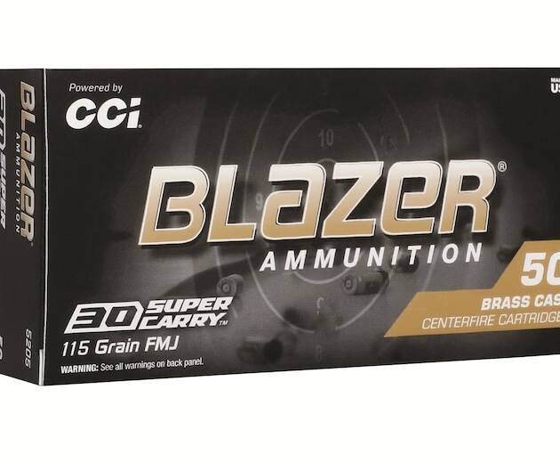 Blazer Brass 30 Super Carry Ammo 115 Grain Full Metal Jacket
