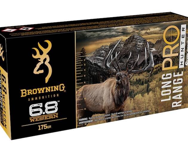Browning Long Range Pro Hunter 6.8 Western Ammo 175 Grain Sierra Tipped GameKing Polymer Tip