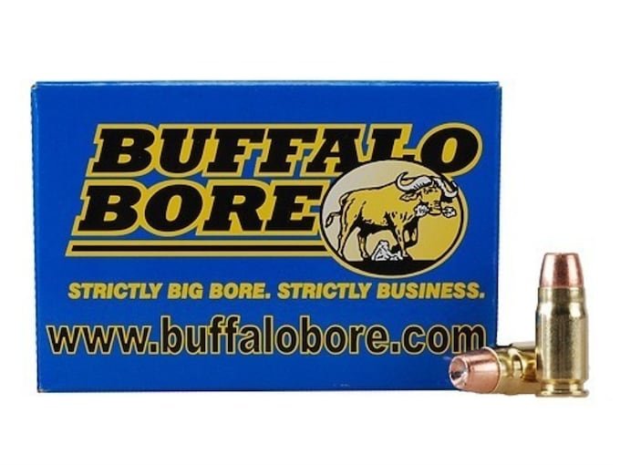 Buffalo Bore 357 Sig Ammo 125 Grain Jacketed Hollow Point