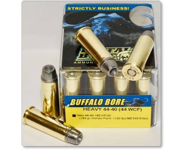 Buffalo Bore 44-40 WCF Ammo 185 Grain Lead Hollow Point