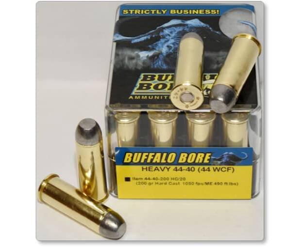 Buffalo Bore 44-40 WCF Ammo 200 Grain Flat Nose