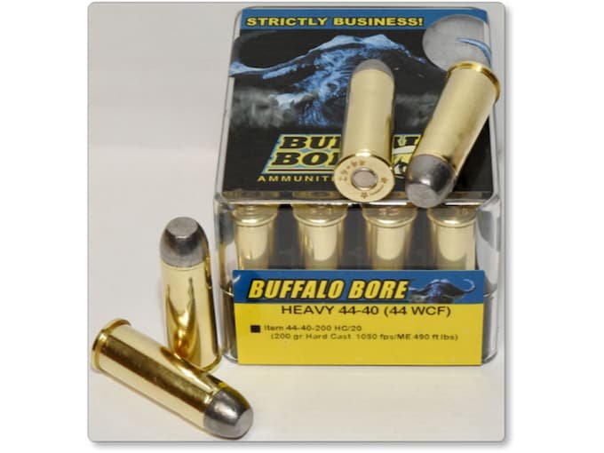 Buffalo Bore 44-40 WCF Ammo 200 Grain Flat Nose