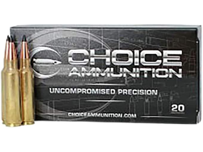 Choice 6.8 Western Ammo 165 Grain Nosler AccuBond Long Range Polymer Tip