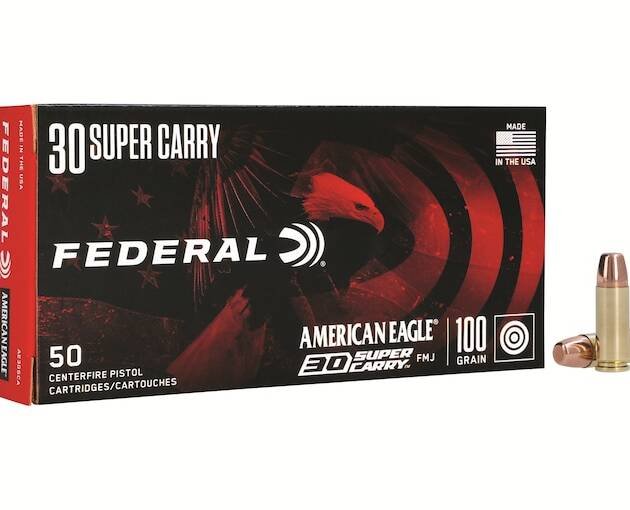 Federal American Eagle 30 Super Carry Ammo 100 Grain Full Metal Jacket