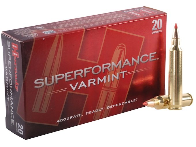 Hornady Superformance Varmint 204 Ruger Ammo 40 Grain Hornady V-Max Polymer Tip