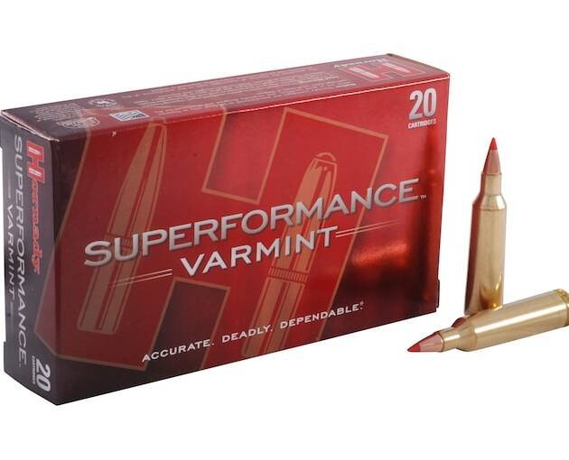 Hornady Superformance Varmint 22-250 Remington Ammo 50 Grain Hornady V-Max Polymer Tip