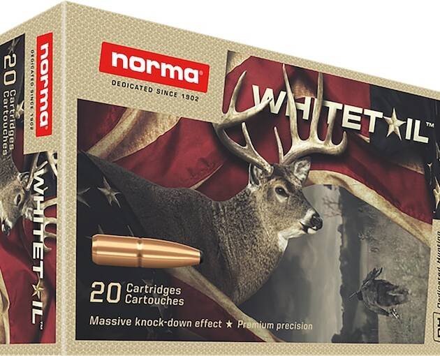 Norma Whitetail 8x57mm JS Mauser (8mm Mauser) (323 Diameter) Ammo 196 Grain Jacketed Soft Point