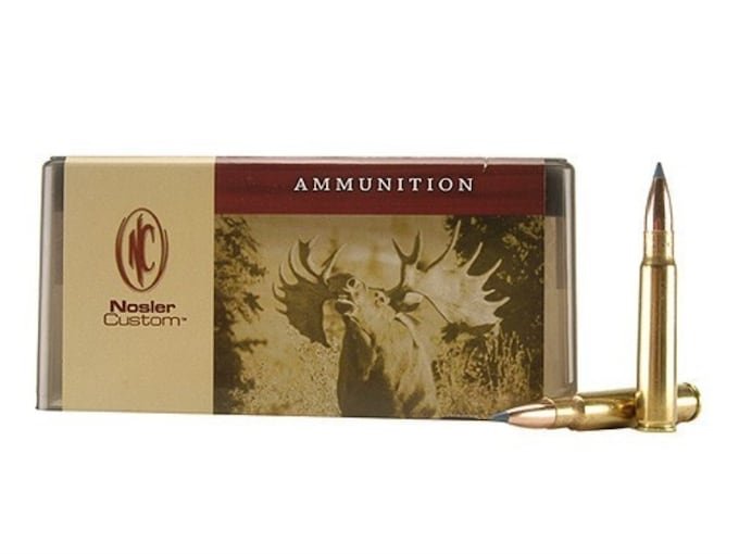 Nosler Custom 8x57mm JS Mauser (8mm Mauser) (323 Diameter) Ammo 180 Grain Nosler Ballistic Tip Polymer Tip