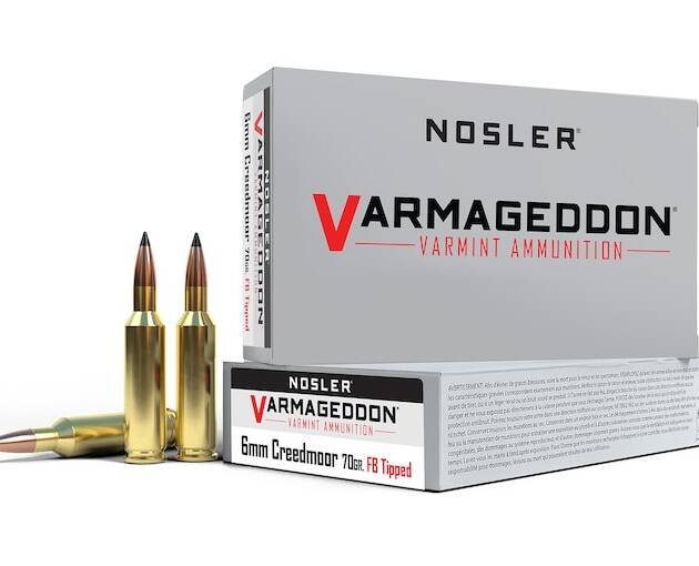 Nosler Varmageddon 6mm Creedmoor Ammo 70 Grain Nosler Varmageddon Polymer Tip