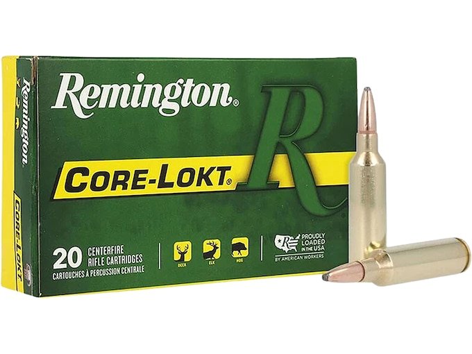Remington Core-Lokt 270 Winchester Short Magnum (WSM) Ammo 130 Grain Jacketed Soft Point