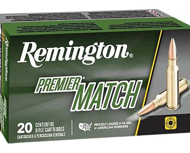 Remington Premier Match 6.8mm Remington SPC Ammo 115 Grain Sierra MatchKing Jacketed Hollow Point