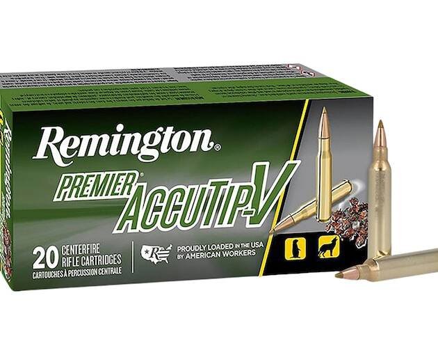 Remington Premier Varmint 204 Ruger Ammo 40 Grain Remington AccuTip Polymer Tip